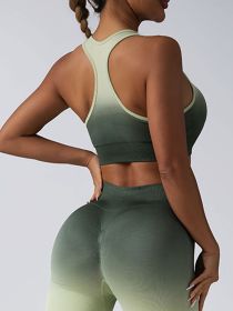 2 Pack Y Back Sports Bras For Women Spaghetti Thin Strap Workout Bras Wirefree Padded Racerback Yoga Bras (Color: 2PACK1, size: S)